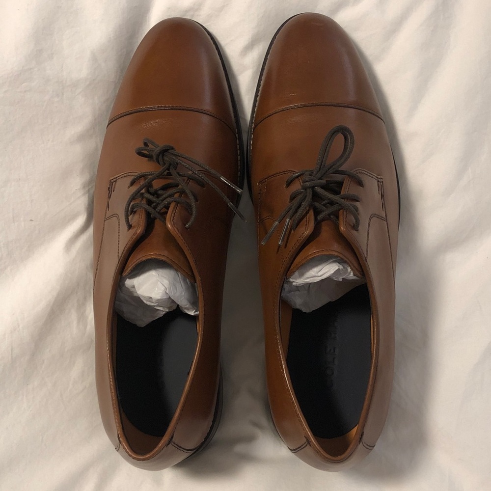 NEW with tags Cole Haan Brown Leather Shoes - Picture 2 of 5